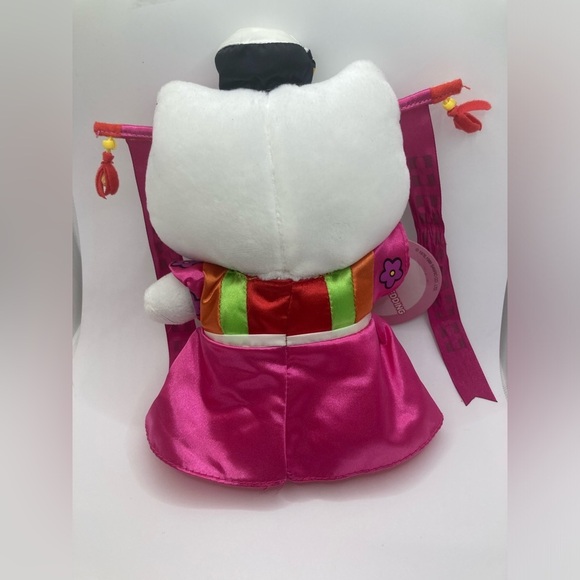 Vtg 90s Sanrio x Mcdonalds Hello Kitty Korean Wedding Bride Plush Cat 8” - Picture 2 of 7